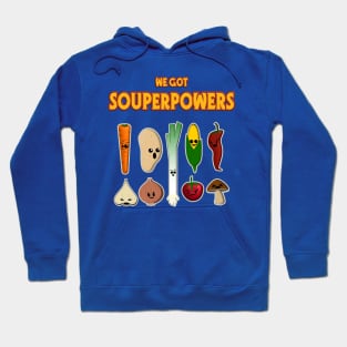 Soup superhero cute Vegan Hoodie